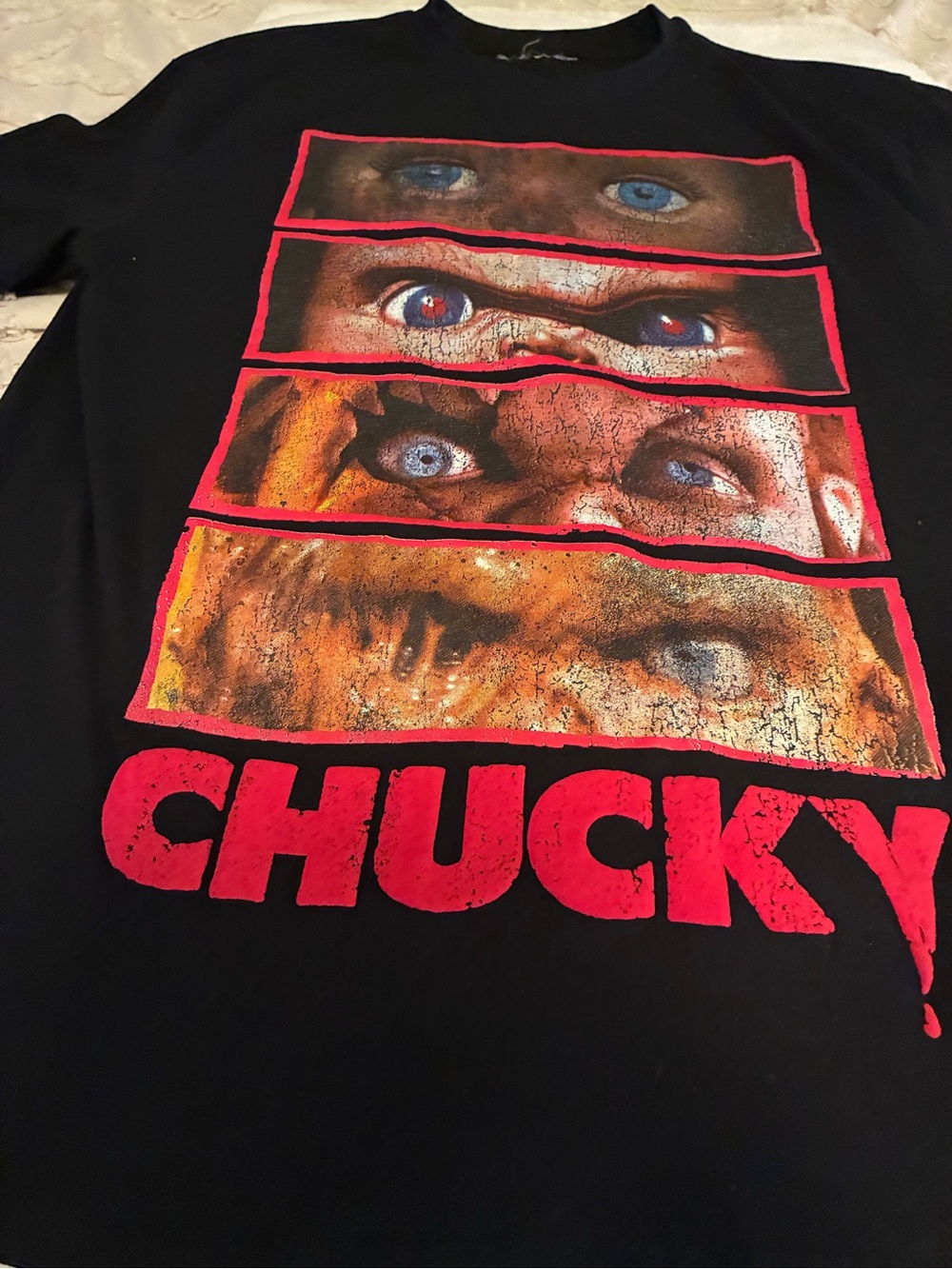 Pre-owned Chucky Graphic Short Sleeve Tee - Black Horrorcore